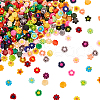 Olycraft 250Pcs 5 Styleds Opaque Resin Cabochons MRMJ-OC0003-60-1