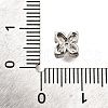 Brass Micro Pave Cubic Zirconia Beads KK-D356-03C-P-3