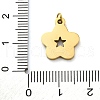 304 Stainless Steel Enamel Charms STAS-E550-71G-02-3