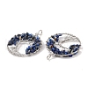 Natural Dyed Lapis Lazuli Big Pendants G-G910-K31-P-2