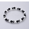 Cat Eye Stretch Bracelets X-BJEW-JB04591-01-1