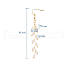Natural & Synthetic Gemstone Dangle Earrings EJEW-JE03634-3