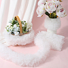 CABODYALS 3 Yards Polyester Pleated Lace Trim OCOR-CY0001-02B-4