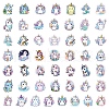 50Pcs Unicorn PVC Self-Adhesive Stickers PW-WGA825E-01-1