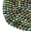 Natural African Turquoise(Jasper) Beads Strands G-P573-A29-01-3