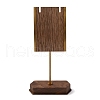 Rectangle Shaped Wood Necklace Organizer Display Racks ODIS-B002-05B-2
