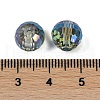Transparent Electroplate Glass Beads EGLA-N002-31-G07-3