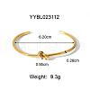 Knot Stainless Steel Cuff Bangles for Women TU4050-1-1