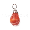 Imitation Gemstone Acrylic Pendants PALLOY-JF03329-01-3