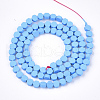 Spray Painted Non-magnetic Synthetic Hematite Beads Strands G-T116-03A-03-2
