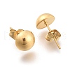 Half Round 304 Stainless Steel Jewelry Sets SJEW-M097-24G-7