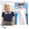 Fingerinspire Vintage ABS Imitation Pearl Bib DIY-FG0003-08-6