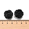 Natural Black Onyx Carved Pendants G-S390-03B-3