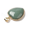 Natural Green Aventurine Pendants G-K335-04G-13-4