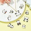 10Pcs 10 Style Alloy Enamel Pendants ENAM-YW0003-69-5