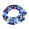 Handmade Millefiori Lampwork Beads Strands LAMP-T021-30A-2