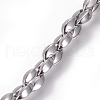 Tarnish Resistant 304 Stainless Steel Oval Link Chains CHS-L020-007P-1