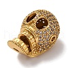 Rack Plating Brass with Cubic Zirconia Beads KK-S406-12G-2