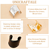 UNICRAFTALE 3Pcs 3 Colors Wide Iron Cuff Bangles for Unisex BJEW-UN0001-53-5