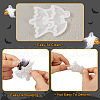  3Pcs 3 Styles DIY Bat Pendants Silhouette Silicone Molds DIY-TA0005-27-4