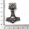 316 Surgical Stainless Steel Pendants STAS-Z073-59AS-3