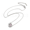 201 Stainless Steel Cable Chain Necklaces NJEW-L124-012P-2