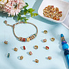 ARRICRAFT 50Pcs Brass Spacer Beads RB-AR0003-23-5