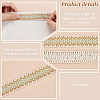12M Polyester Braided Lace Ribbons OCOR-WH0092-18C-4