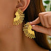 Fan Alloy Stud Earrings FS-WGC55C1-01-1