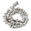 Electroplated Shell Pearl Beads Strands BSHE-M036-01B-2