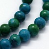 Synthetic Chrysocolla Beads Strands X-G-I199-34-8mm-3