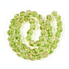 Handmade Gold Foil Glass Beads Strands FOIL-N029-04C-2