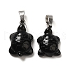 Natural Obsidian Pendants G-F758-A08-P-1