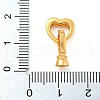 925 Sterling Silver Micro Pave Clear Cubic Zirconia Fold Over Clasps STER-B005-45G-3