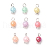 Opaque Acrylic Pendants PALLOY-JF03930-01-1