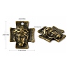 Tibetan Style Alloy Cross with Jesus Alloy Pendants for Easter Jewelry MLF10674Y-NF-2