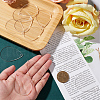 SUNNYCLUE Transparent Acrylic Disc Pendants TACR-SC0001-38B-3