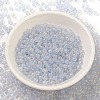 Luminous Transparent Glass Seed Round Beads GLAA-F124-D08-B-4