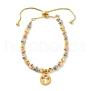 Brass Slider Bracelets BJEW-C090-01G-6