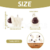 Opaque Resin Pendants X1-RESI-S356-070-4