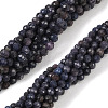 Natural Sapphire Beads Strands G-G204-A02-3.5mm-1