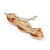 Alloy with Iron Clip Hair Barrettes PHAR-G014-01B-G-3