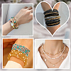 SUNNYCLUE 80G 2 Colors 12/0 Electroplate Glass Seed Beads SEED-SC0001-52-6