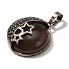 Natural Red Agate(Dyed & Heated) Pendants G-P560-01R-14-2