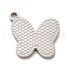 Non-Tarnish 304 Stainless Steel Charms STAS-E199-02P-1