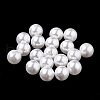 ABS Plastic Imitation Pearl Beads OACR-R067-6mm-01-1