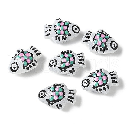 Handmade Lampwork Enamel Beads BLOW-D300-03A-1