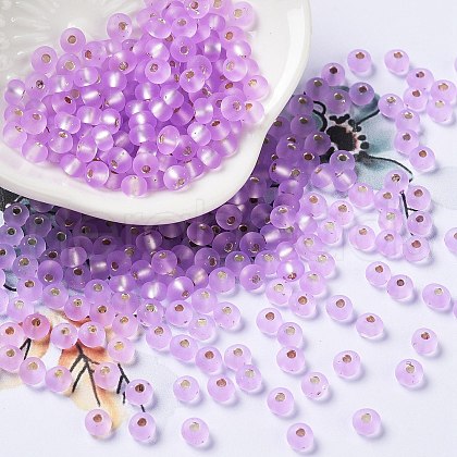 8/0 Glass Seed Beads SEED-Z001-B-E16-1