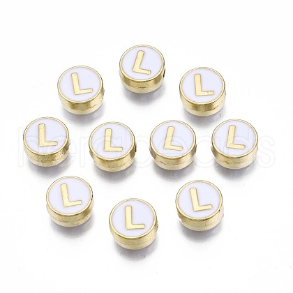 Alloy Enamel Beads ENAM-N052-006-01L-RS-1