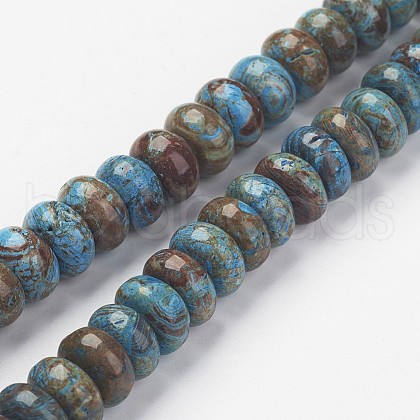 Natural Chrysocolla Bead Strands G-G968-B01-1